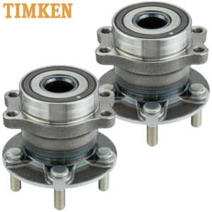 Par de bujes y cojinetes de rueda trasera Timken para Subaru Impreza Forester AWD - Imagen 1 de 7
