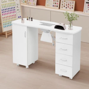 Profi Manikürtisch Nageltisch mit Staubabsaugung Nagelrekonstruktion Studiotisch - Bild 1 von 11