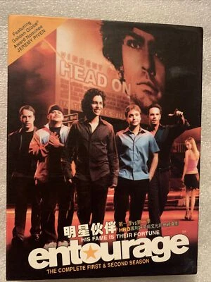 Entourage Complete First and Second Season (DVD, 2005) Full Screen Jeremy Piven - Image 1 of 3
