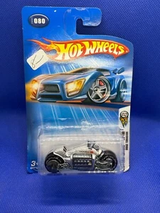 2004 Hot Wheels #80 First Editions 80/100 DODGE TOMAHAWK Silver wBlk/Chrome rim - Picture 1 of 3