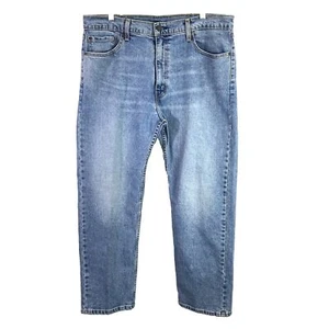 Levis 505 Jeans Mens Size 38x30 Straight Leg Med Wash Pants - Picture 1 of 6