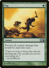 1x FOIL Fog MTG M11 No173 Magic 2011 English NM/Unplay common C card x1