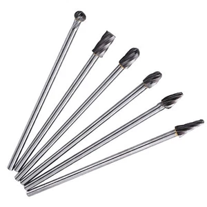 6 PC Aluminum Cylinder Head Porting Tungsten Carbide Porting And Polishing Tool - Picture 1 of 8