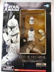 Figura prepintada Kotobukiya Star Wars 1/7 ARTFX Clone Trooper Episodio II escala - Imagen 1 de 2