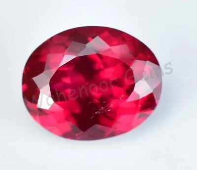 Natural Pyrope Garnet 7.25 Ct Oval AGL Certified Mozambique Loose Gemstone - Image 1 of 4