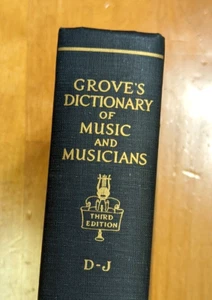 Groves Dictionary of Music and Musicians Third Edition D - J Single Book Vol 2 - Picture 1 of 10
