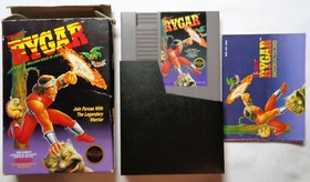 NES Rygar con barra colgante intacta completa en caja original aut&eacute;ntica