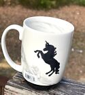 Black Magic Unicorn Horse Ceramic Stoneware Mug Spectrum Designz 16oz Coffee Tea