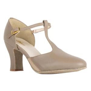 SoDanca - Charakterschuh Tanzschuh - CH57 - Leder Beige - Picture 1 of 1