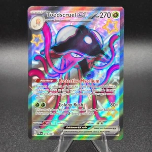 2024 Pokemon PAF EN Paldean Fates Shiny Ultra Rare Toedscruel ex #213 - Picture 1 of 3