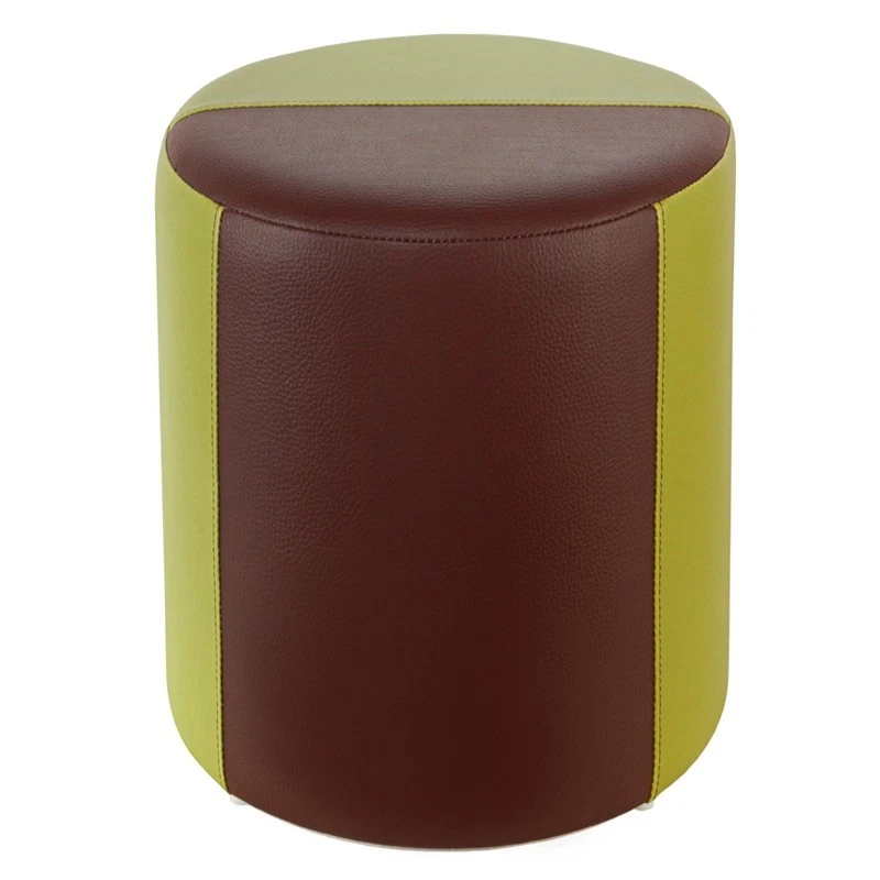 Sitzhocker Hocker Cubes hellgrün-braun new style Ø 34 cm x 44 cm li-germany - Bild 1 von 1