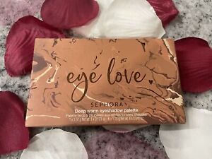Sephora Eye Love Deep Warm Eyeshadow Palette New in Box 7 colors