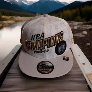 Boston Celtics 2024 NBA Champions 9FIFTY New Era Locker Room Snapback Cap Hat - Picture 1 of 10