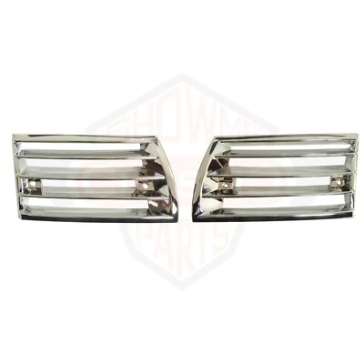 Juego de parrilla de bocina cromada para Porsche 911 1969-1973 69-73  Foto 1 de 2