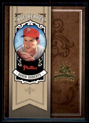 2005 Donruss Diamond Kings HOF Heroes Robin Roberts #HH-68 Philadelphia Phillies - Image 1 of 2