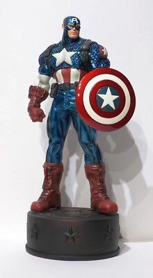 Estatua Ultimate Capitán América variante metálica nueva 2011 Avengers Bowen Marvel Foto 1 de 4