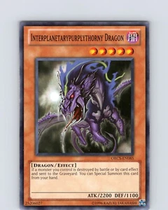 Yu-Gi-Oh Interplanetarypurplythorny Dragon ORCS-EN085 Unlimited Common Card NM - Picture 1 of 2