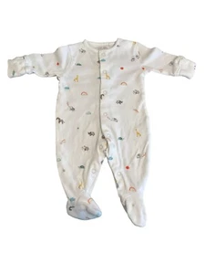 BNNT - Next Baby - Pijama blanco estampado animal - Recién nacido - Imagen 1 de 6