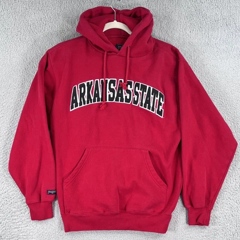 Arkansas State Red Wolves Hoodie SweatShirt WOMENS Small Red JanSport Unisex Cover