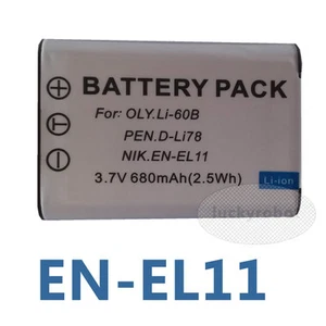 NUEVA Batería para Cámara Impermeable D-LI78 D-L178 Pentax Optio W80 W-80 W60 W80 - Imagen 1 de 4