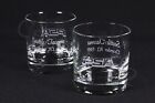 PSA Vintage Seattle Tacoma Pacific Southwest Airlines Cocktail Glass PAIR Gift 