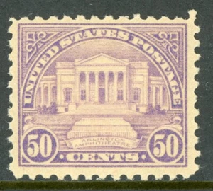 USA 1922 Fourth Bureau 50¢ Amphitheater Perf 11 Scott # 570 Mint G642 - Picture 1 of 2