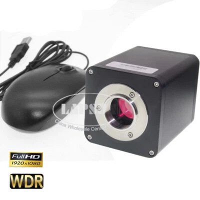 LAPSUN 60FPS 1080P HDMI Industry C-Mount Microscope Video Camera Sony IMX290 / IMX385