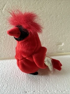 Ty Beanie Baby Mac the Cardinal 1999/1998 Tag Errors Retired w/ tag errors RARE - Picture 1 of 20