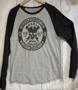 Ralph Lauren Denim Supply Brooklyn Speed Demons LS Large Baseball Raglan Shirt - Bild 1 von 5