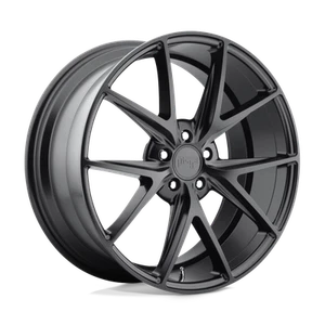 19x8.5 Niche M117 Misano Matte Black Wheel 5x4.5 (45mm) - Picture 1 of 7