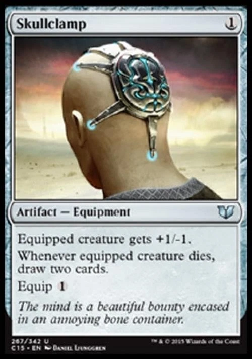 MTG English Skullclamp NM Normal Commander 2015 - Image 1 of 1