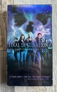VTG! Final Destination 2: You Can’t Cheat Death Twice VHS Tape Movie 🌟 SEALED! - Picture 1 of 6
