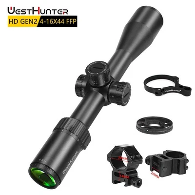 Westhunter HD GEN2 4-16X44 FFP Optics Zielfernrohr Schussfest 30mm Ringe Jagd