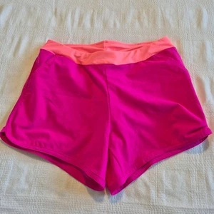 Lands' End girls size 16 shorts, pink & purple swim or everyday shorts NWOT - Picture 1 of 5