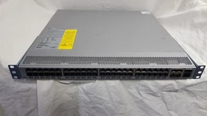 Cisco Nexus N9K-C9348GC-FXP 48x 1G BASE-T 4x 25-Gb SFP28 2x 100-Gb QSFP28 Ports - Photo 1/16
