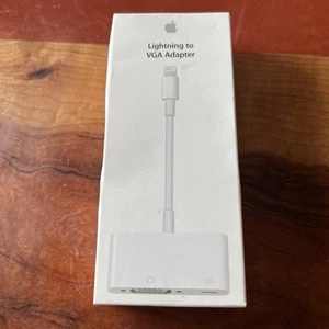 Apple Lightning to VGA Adapter (MD825AM/A) - White Brand new sealed A1439 - Bild 1 von 2