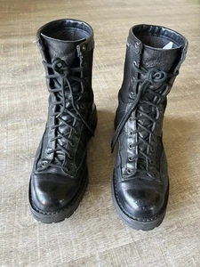 Danner 21210 Acadia 8” Black Combat Boots Vibram Gore-Tex USA Made Men’s 12 D - Imagen 1 de 19