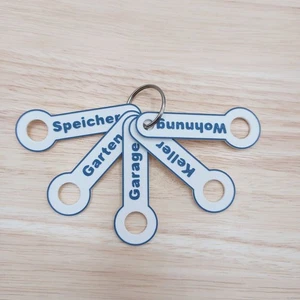 Schlüsselanhängerset Einkaufswagenlöser für Wohnung Garten Keller Garage - Bild 1 von 10