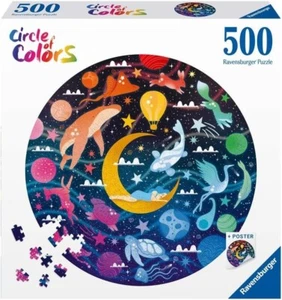 Ravensburger Jigsaw Puzzle 500 Pieces Dreams Circle of Colors - Picture 1 of 2