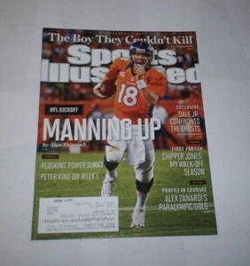 (2) LOT Sports Illustrated PEYTON MANNING Denver BRONCOS ! ! - Picture 1 of 2