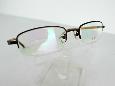Saki Mod. 806 (MBWN) Matt Brown / Wood 52 x 19 140 mm Eyeglass Frames - Image 1 of 4