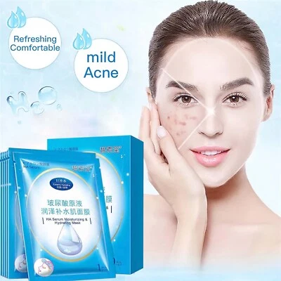 5xHighQuality Moisturising Hyaluronic Acid Hydrating Face Mask Sheet Facial Mask