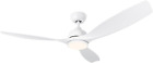 52 Inch Ceiling Fan with Lights, White Modern Ceiling Fan with Remote/App Contro