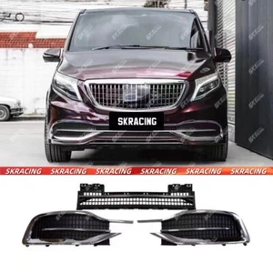 Front Bumper Grille Lower Mesh Kits For Mercedes Benz V Class V250 W447 2020+ - Foto 1 di 11