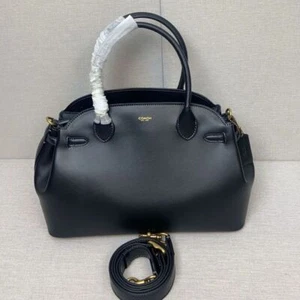 Coach CU218 Empire Carryall Tasche Leder Schwarz Outlet NEU - Bild 1 von 8