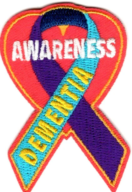 DEMENTIA AWARENESS Iron On Patch  - Image 1 of 1