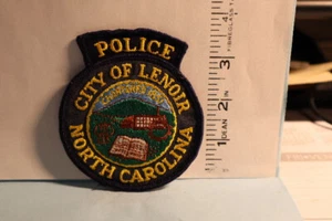 police patch   LENOIR POLICE NORTH CAROLINA - Picture 1 of 1