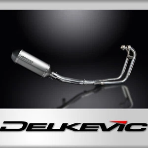 Suzuki GS500 E/F 1989-2009 Complete Exhaust 2-1 10" X-Oval Titanium Muffler - Bild 1 von 5