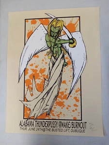 Alabama Thunderpussy at Busted Lift in Dubuque (Póster de concierto) No. Firmado 19X25 - Imagen 1 de 2