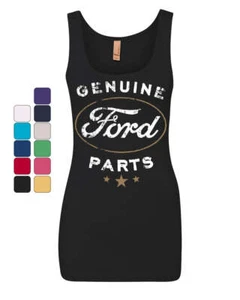 Genuine Ford Parts Women's Tank Top Distressed Ford Logo Top - Picture 1 of 5